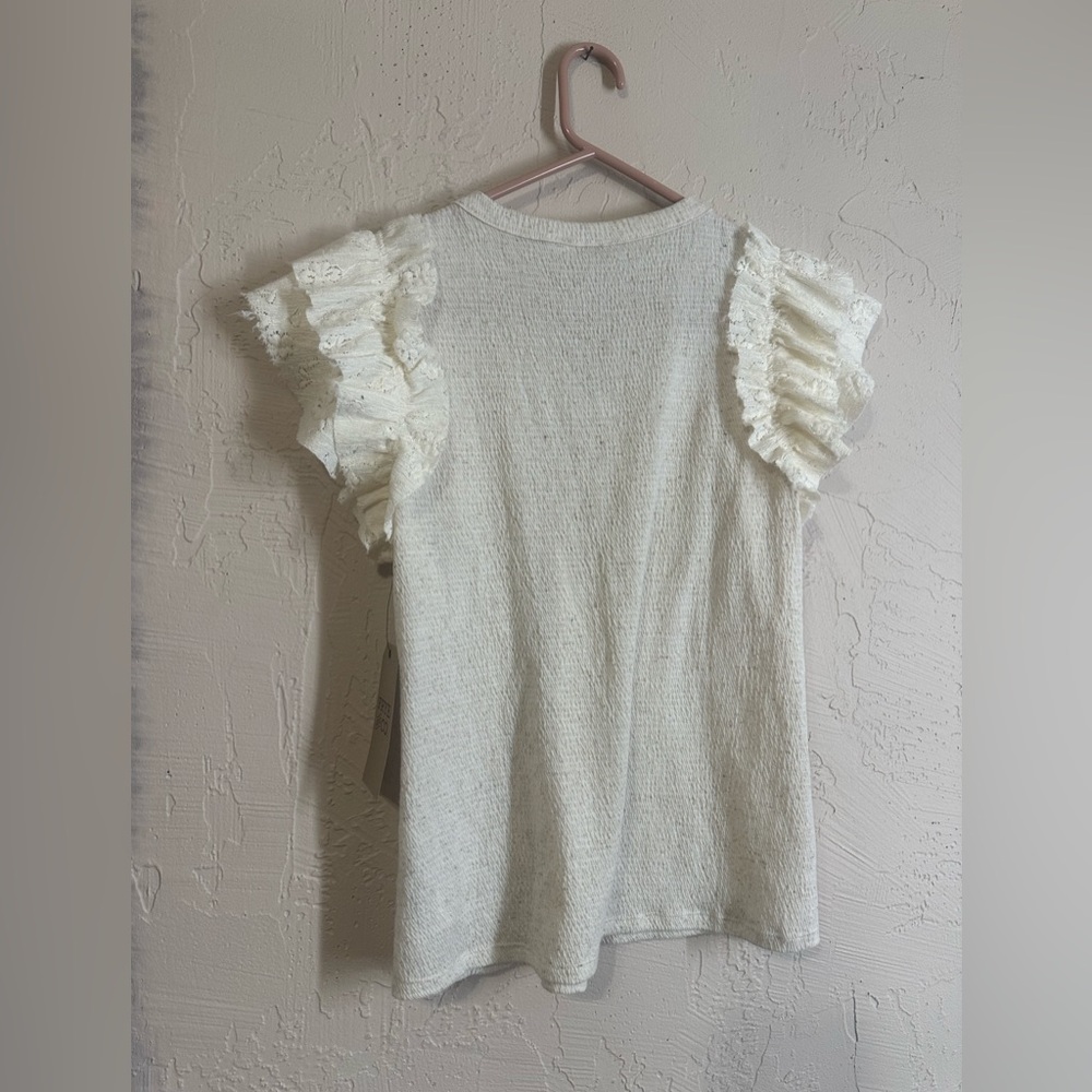 NWT Frye and Co Short Sleeve Blouse- Size Small - Picture 4 of 6